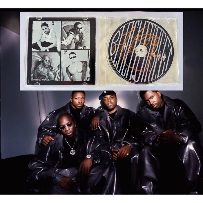 Black Street " Another Level" Teddy Riley CD jacket & and CD both signed with proof