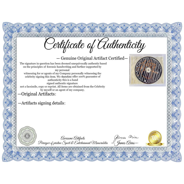 Black Street " Another Level" Teddy Riley CD jacket & and CD both signed with proof