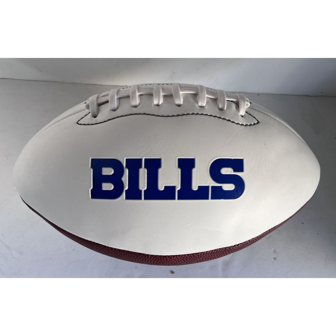 Josh Allen Buffalo Bills full size football signed with proof