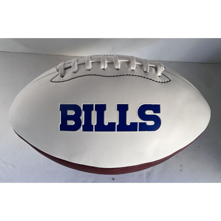 Josh Allen Buffalo Bills full size football signed with proof
