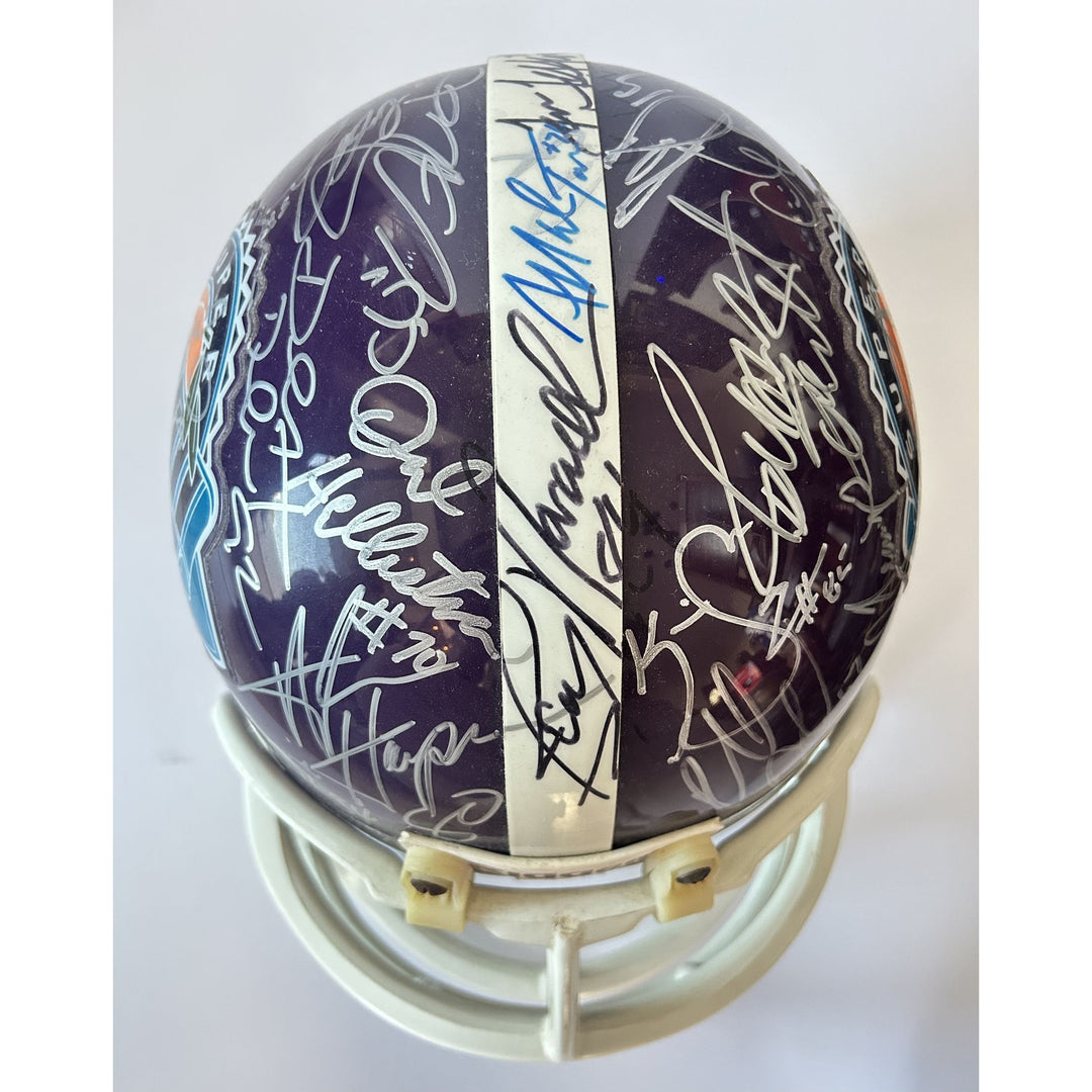 Super Bowl XXVIII Riddell commemorative replica full size helmet Dallas Cowboys 1993-1994 team signed