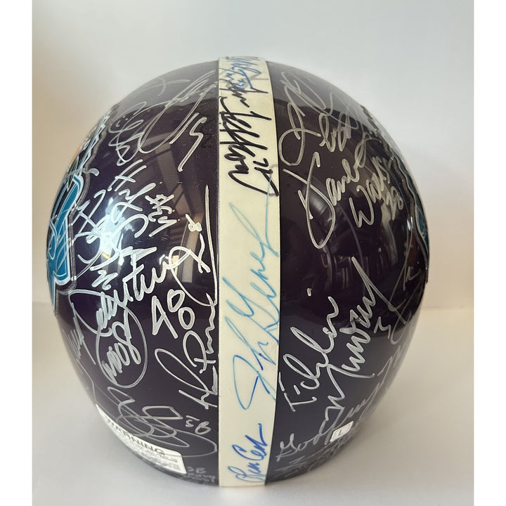 Super Bowl XXVIII Riddell commemorative replica full size helmet Dallas Cowboys 1993-1994 team signed