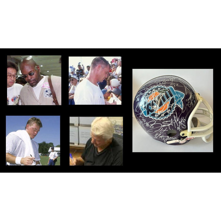 Super Bowl XXVIII Riddell commemorative replica full size helmet Dallas Cowboys 1993-1994 team signed