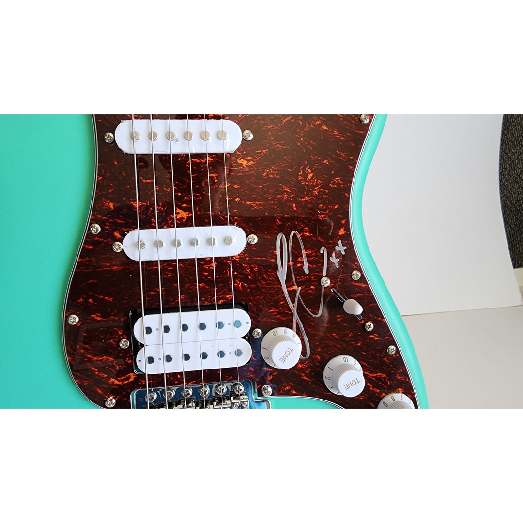 Sabrina carpenter Fender Stratocaster electric guitar signed with proof