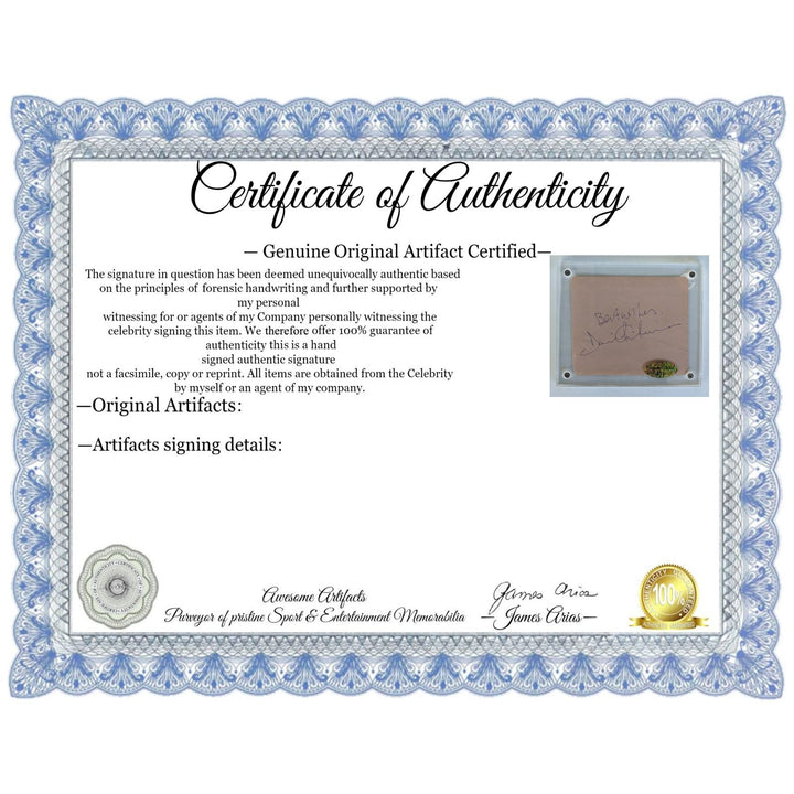 David Gilmour Pink Floyd Vintage autograph book page signed with proof