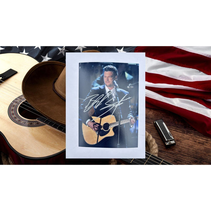 Blake Shelton Country Music Legend 5x7 Photo signed with proof.