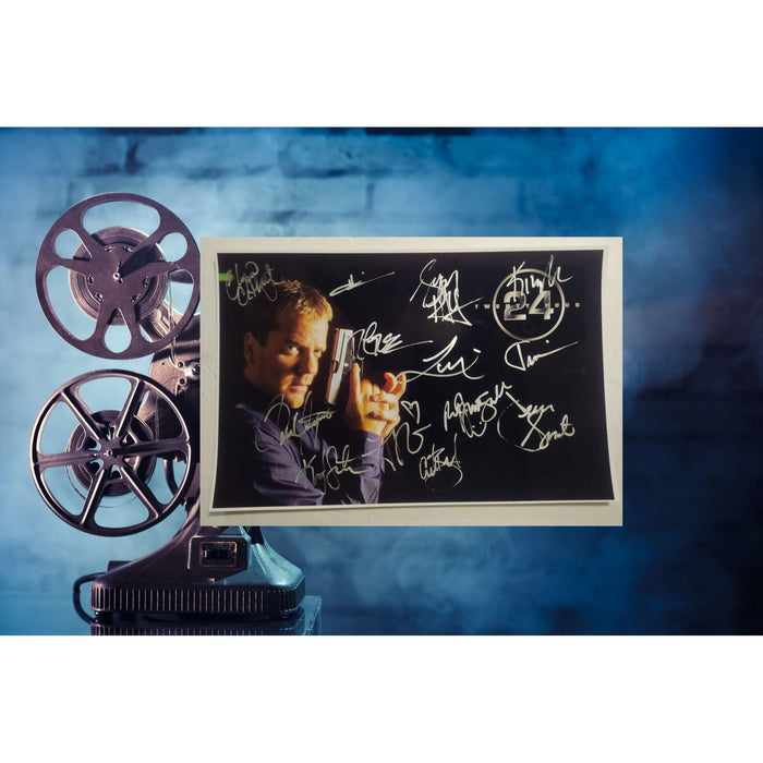 Kiefer Sutherland 24 signed 11 by 14 photo