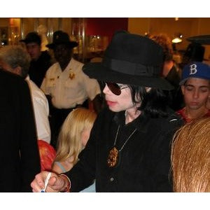 MJ - Michael Jackson incredible piece signed with lyrics to "BIlly Jean" on a Fender Stratocaster electric guitar signed with proof