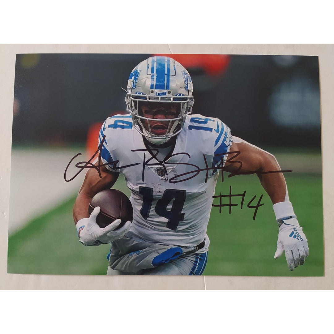 Amon-Ra St. Brown, Detroit, Lions, 5x7 photo, signed, with proof