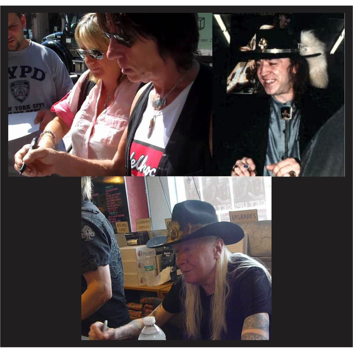 Stevie Ray, Vaughan Johnny, Winter Jeff Beck, Fender Stratocaster electric guitar signed with proof