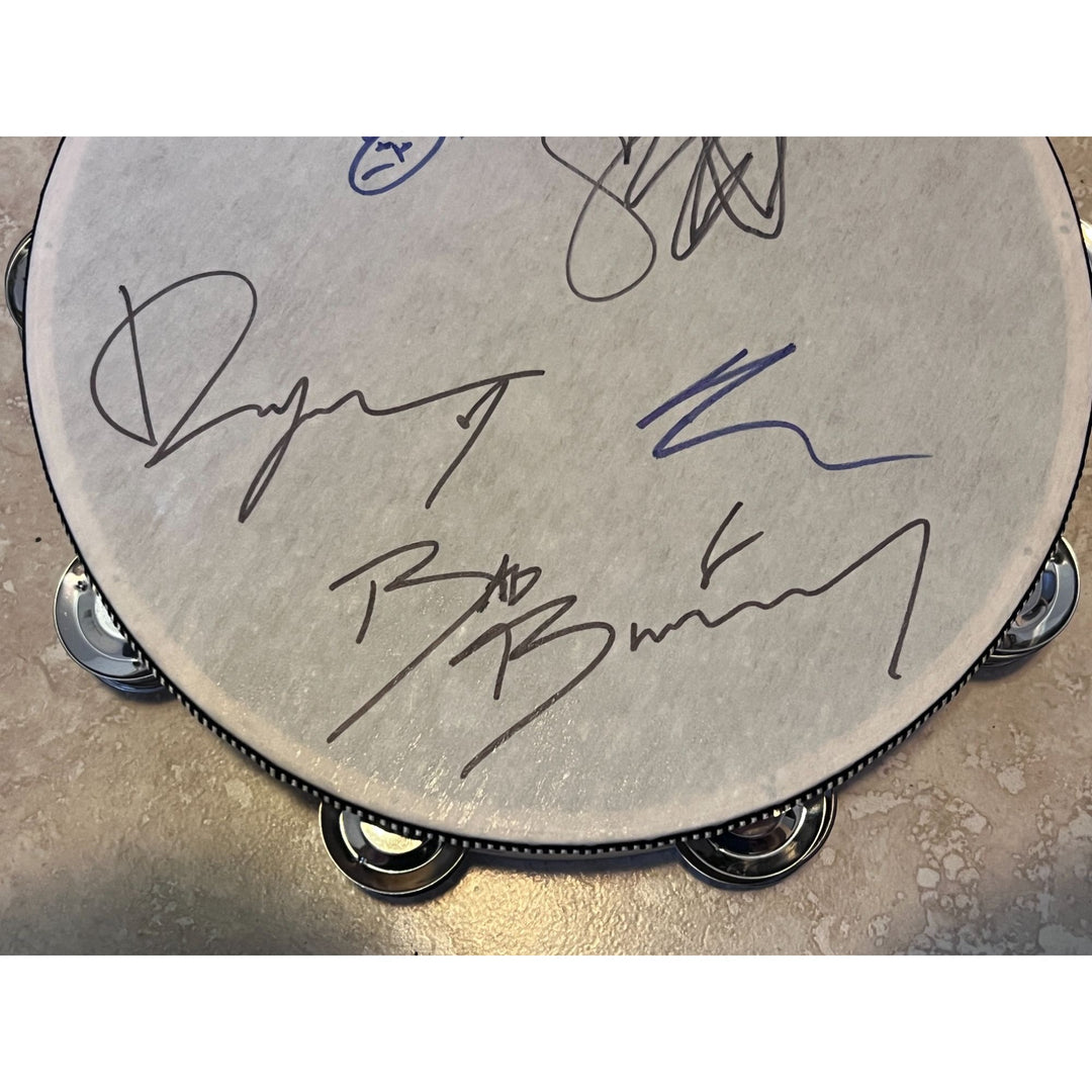Kendrick Lamar Travis Scott 'SZA" Doja Cat Bad Bunny 10inch' tambourine signed with proof.