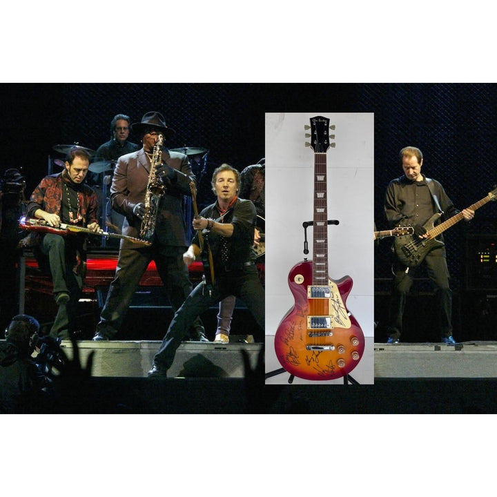 Bruce Springsteen and E Street Band vintage les paul electric guitar "Thanks - Bruce Springsteen".