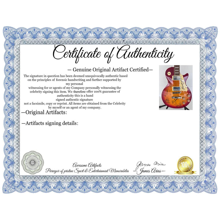 Bruce Springsteen and E Street Band vintage les paul electric guitar "Thanks - Bruce Springsteen".