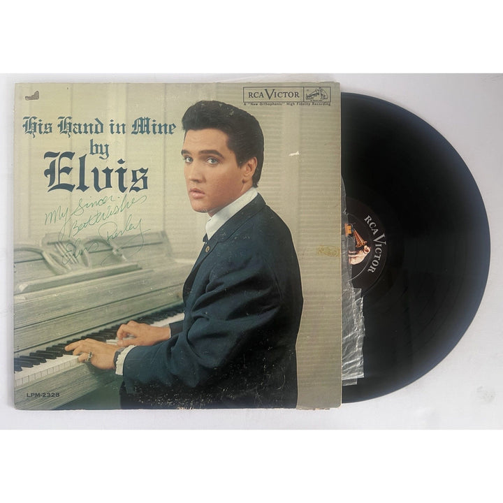 Elvis Presley "His Hand in Mine" original LP signed