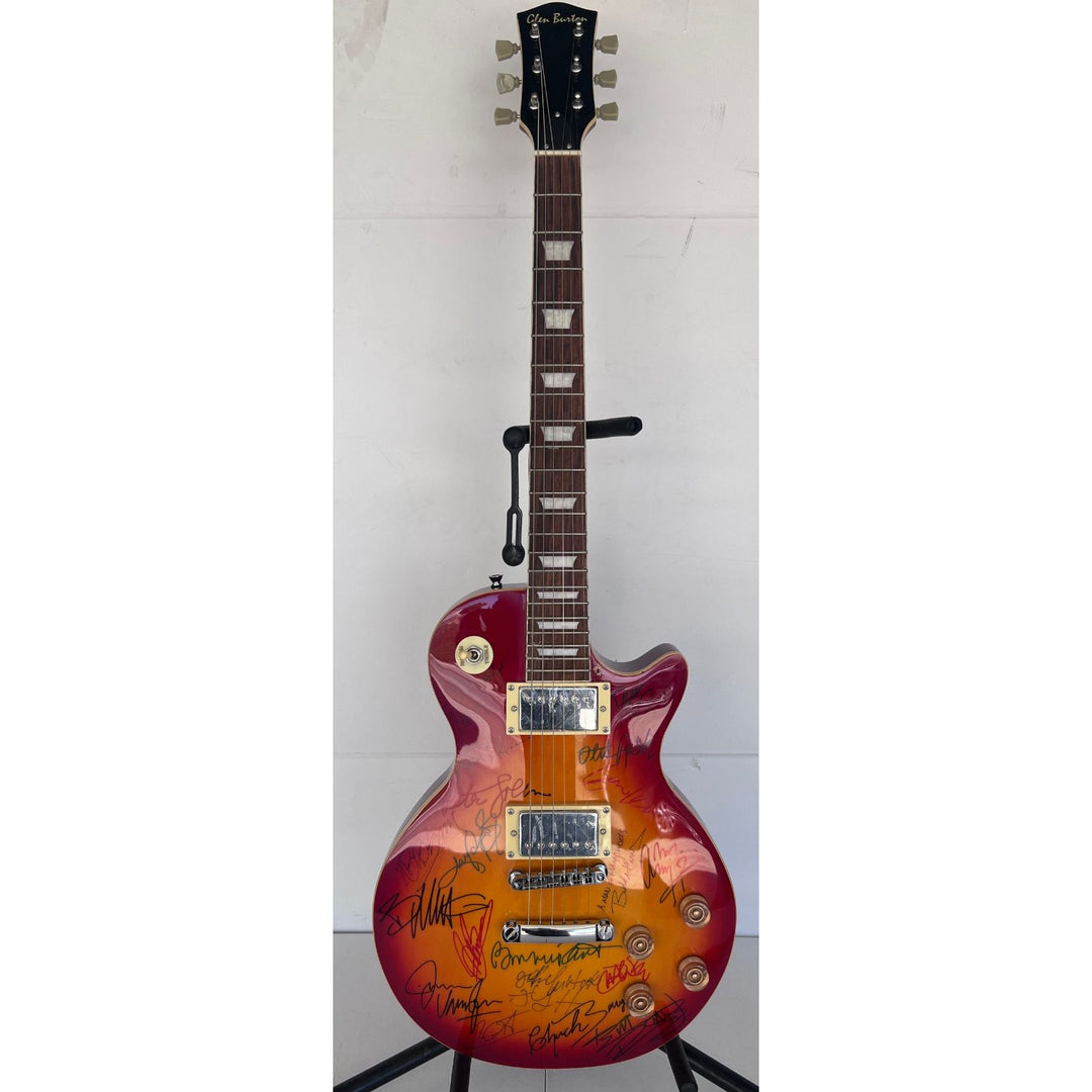 Stevie Ray Vaughan, John Mayer, Keith Richards, Eric Clapton, BB King vintage les paul full size electric guitar signed with proof.