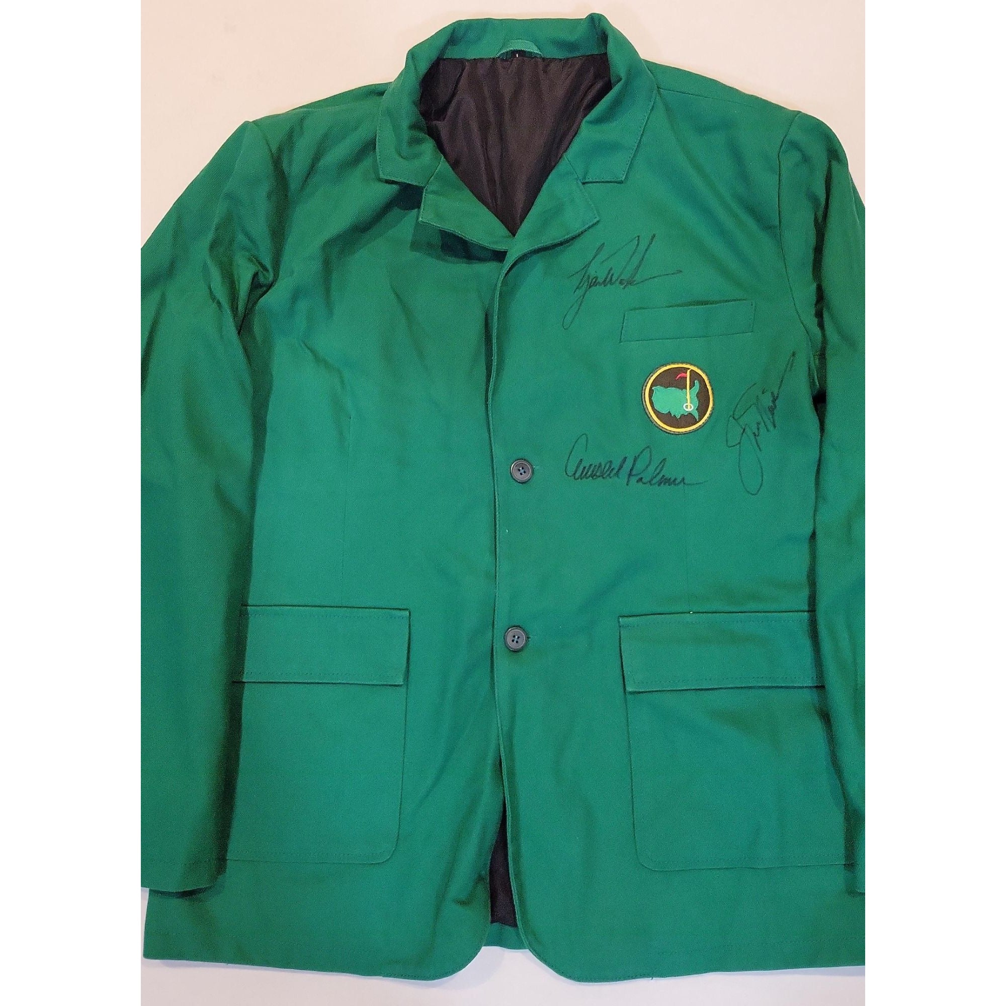 augusta masters golf ジャケット Duckster Masters Golf Augusta VTG Full Zip Jacket USA Green