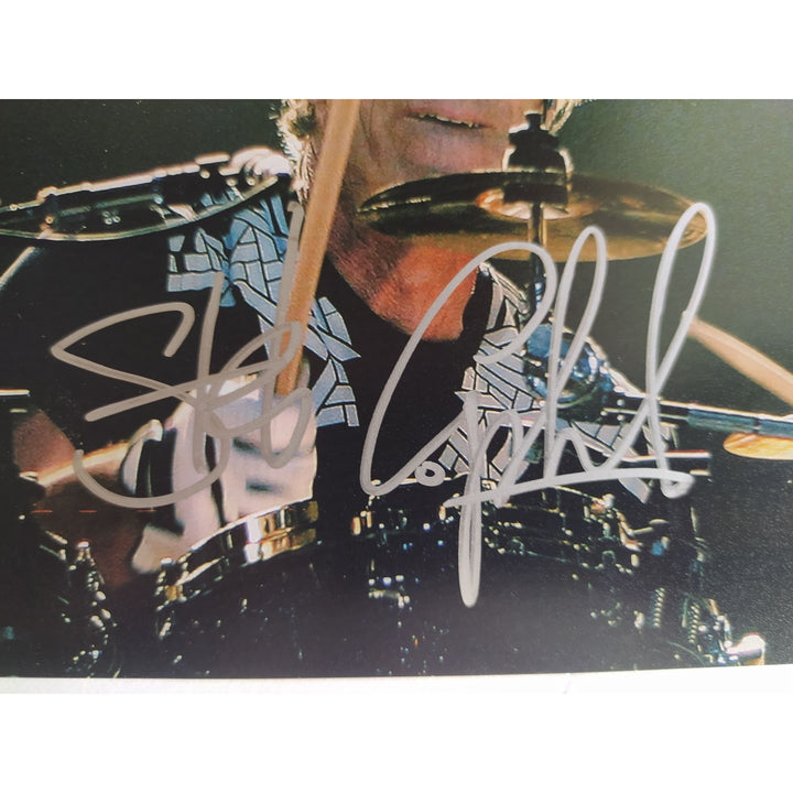 Stuarrt Copeland of the Police 5x7 photo signed with proof