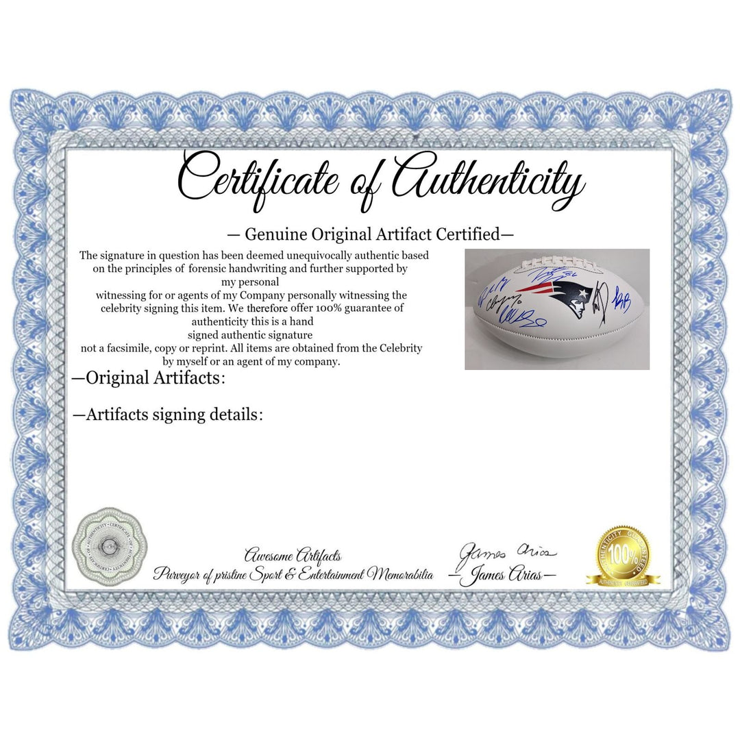 Drake Maye 2025 New England Patriots stars Kayshon Boutte, Hunter Henry, Stefon Diggs, Christian Gonzalez and coach Mike Vrabel