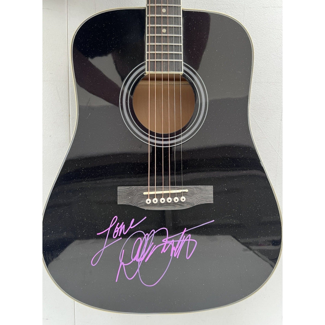 Dolly Parton full size acoustic guitar signed with proof.