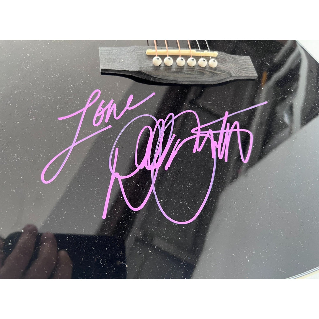 Dolly Parton full size acoustic guitar signed with proof.