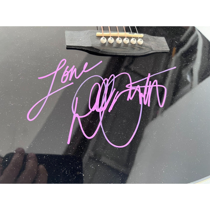 Dolly Parton full size acoustic guitar signed with proof.