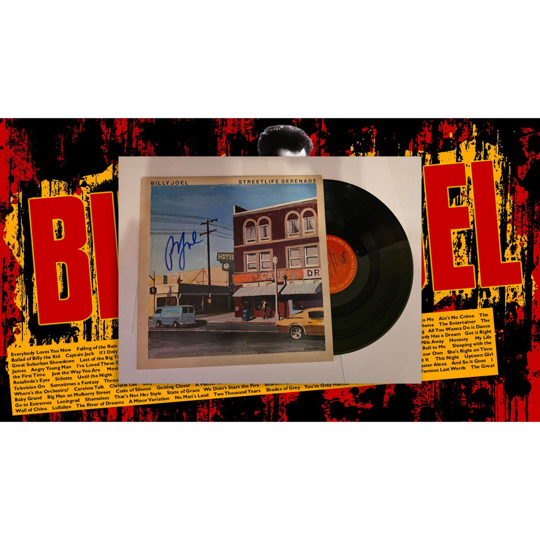 Billy Joel "Streetlife Serenade" LP signed with proof.