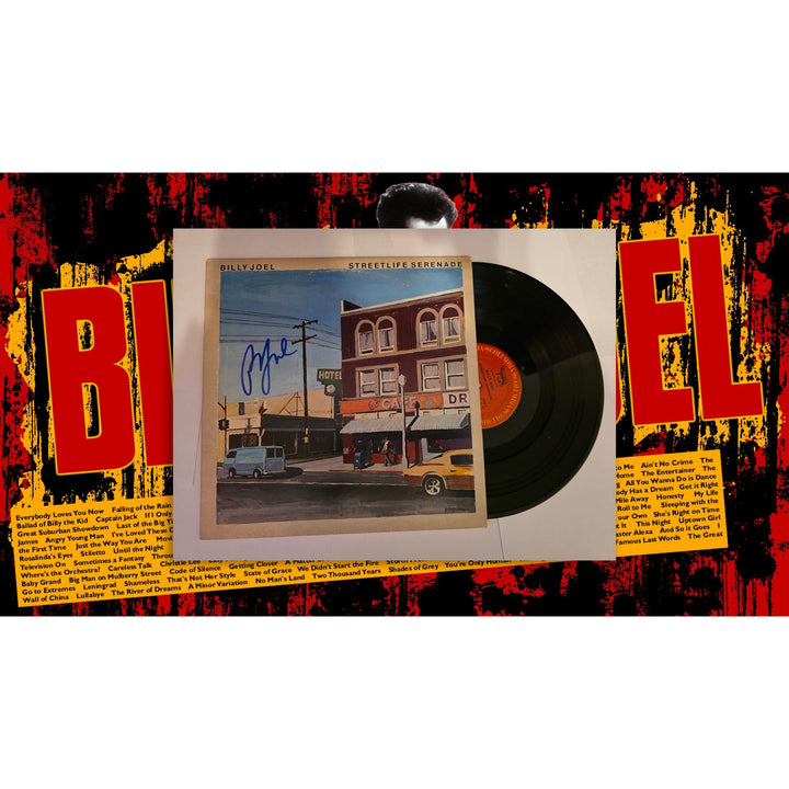 Billy Joel "Streetlife Serenade" LP signed with proof.