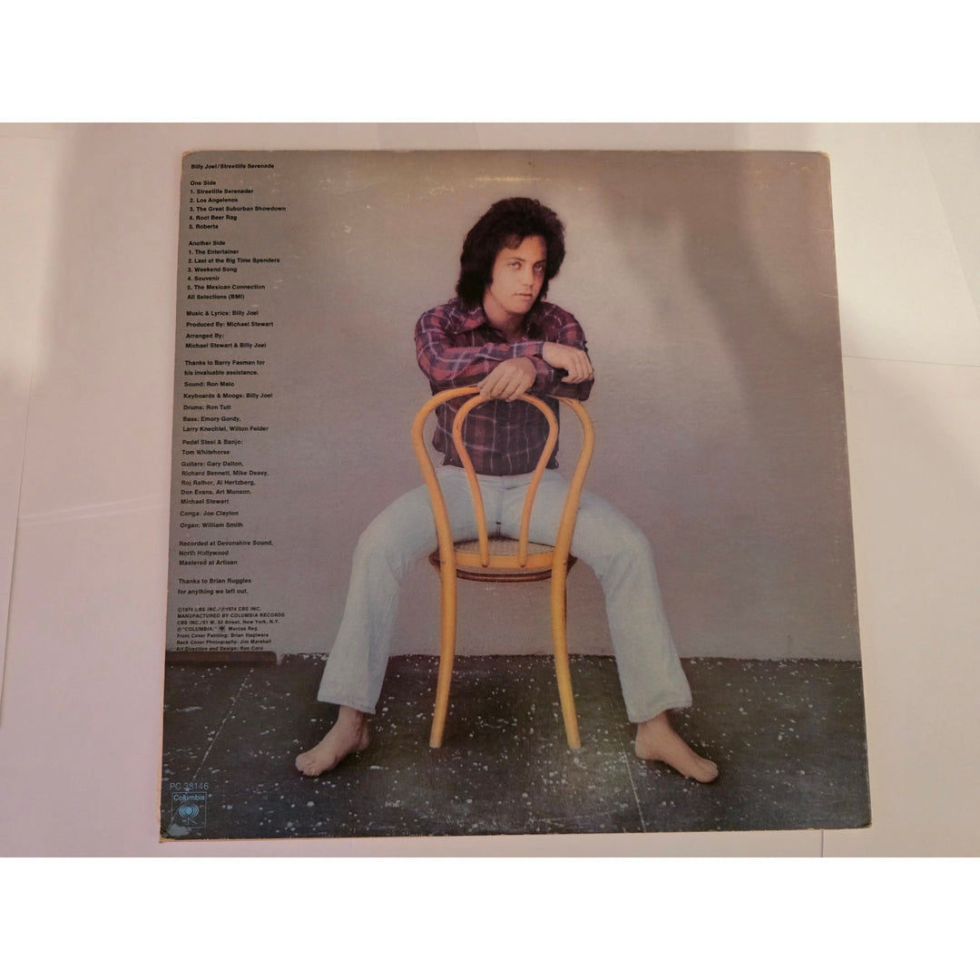 Billy Joel "Streetlife Serenade" LP signed with proof.
