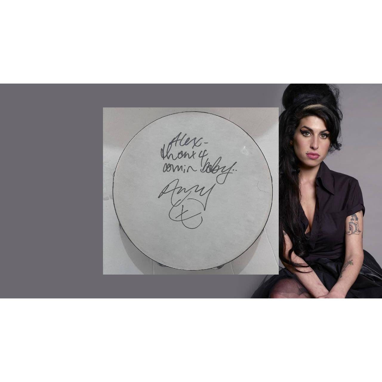 Tambourine Signed for sale - Awesome Artifact
