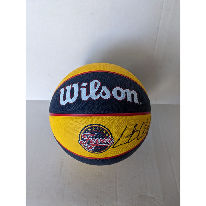 Caitlin Clark Indiana Fever full size logo basketball signed with proof