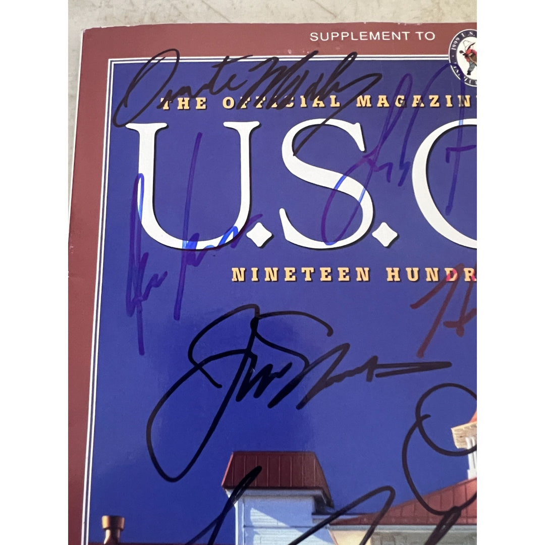 US Open 1999 program signed by 17 Former US Open champions Tiger Jack Nicklaus Payne Stewart signed with proof.