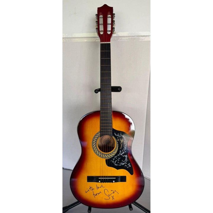 Sade vintage acoustic guitar signed with proof