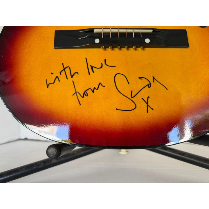 Sade vintage acoustic guitar signed with proof