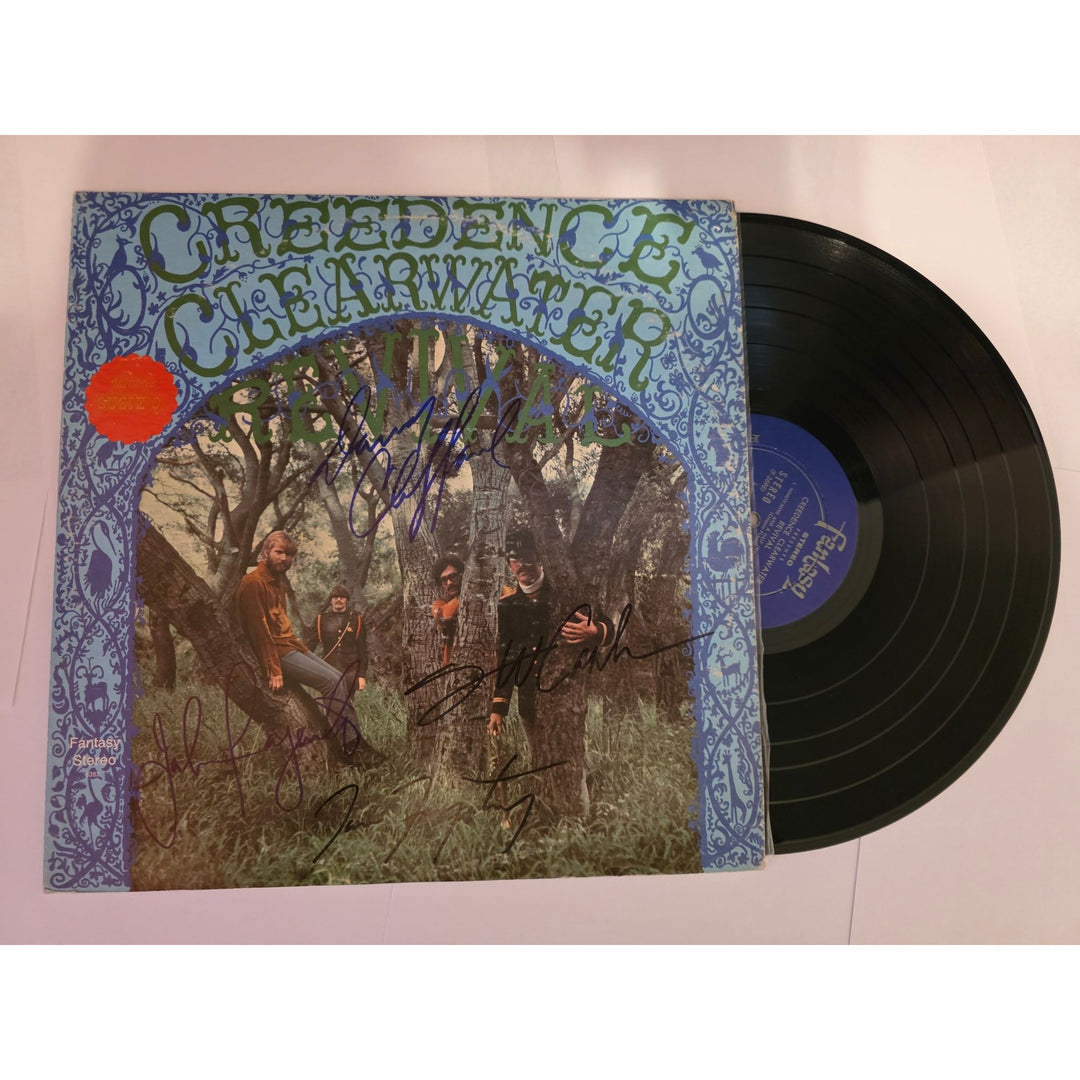 Creedence Clearwater Revival CCR "Self-titled" LP signed with proof.