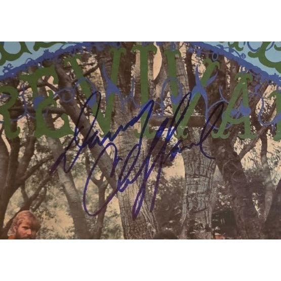 Creedence Clearwater Revival CCR "Self-titled" LP signed with proof.