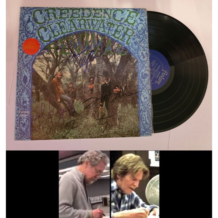 Creedence Clearwater Revival CCR "Self-titled" LP signed with proof.