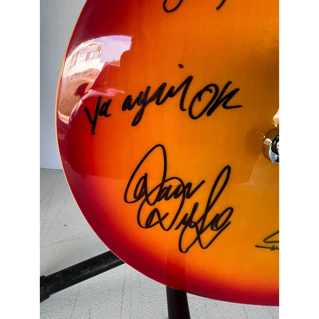 STP Stone Temple Pilots Scott Weiland Dean & Robert Deleo Eric Kretz Cherry Les Paul signed with proof