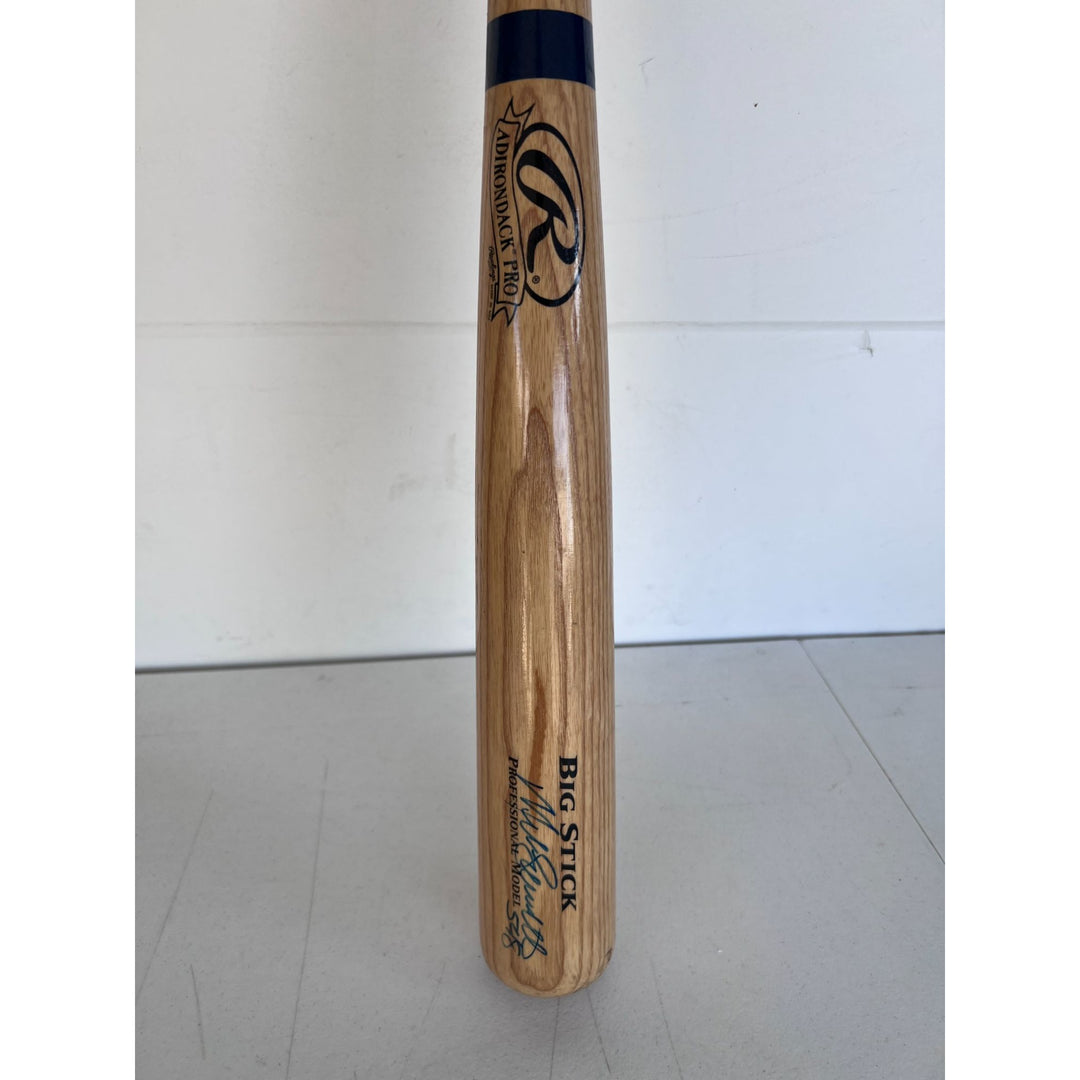 Philadelphia Phillies Hofer and 500 HR Club hitter Mike Schmidt baseball bat signed with proof.