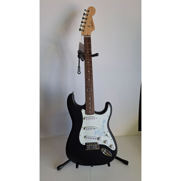 Jerry Garcia Grateful Dead Co-Founder with sketch Fender Stratocaster Squier electric guitar signed with proof