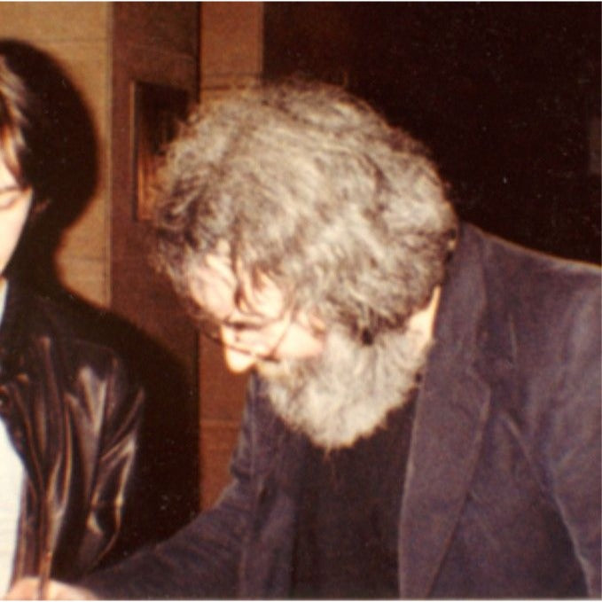 Jerry Garcia Grateful Dead Co-Founder with sketch Fender Stratocaster Squier electric guitar signed with proof