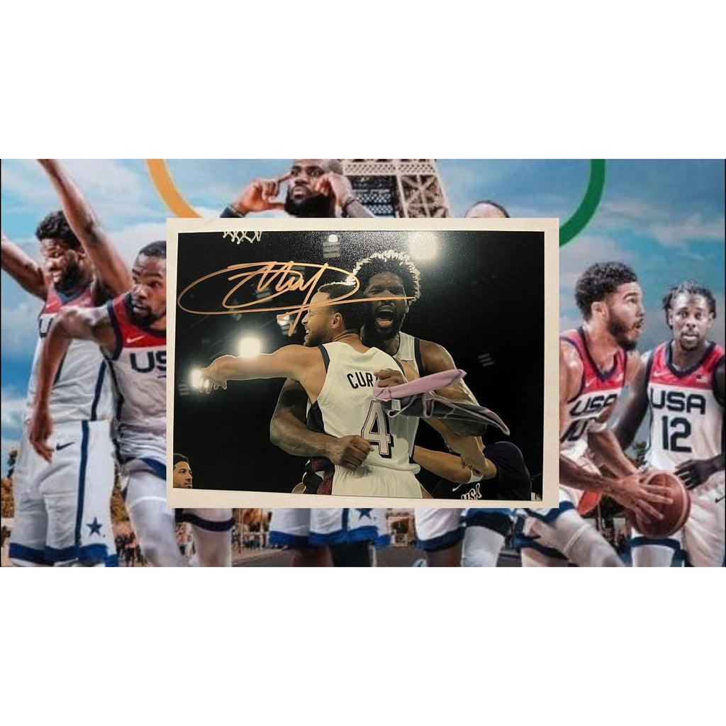 Joel Embiid Men’s Basketball USA 5x7 photo signed