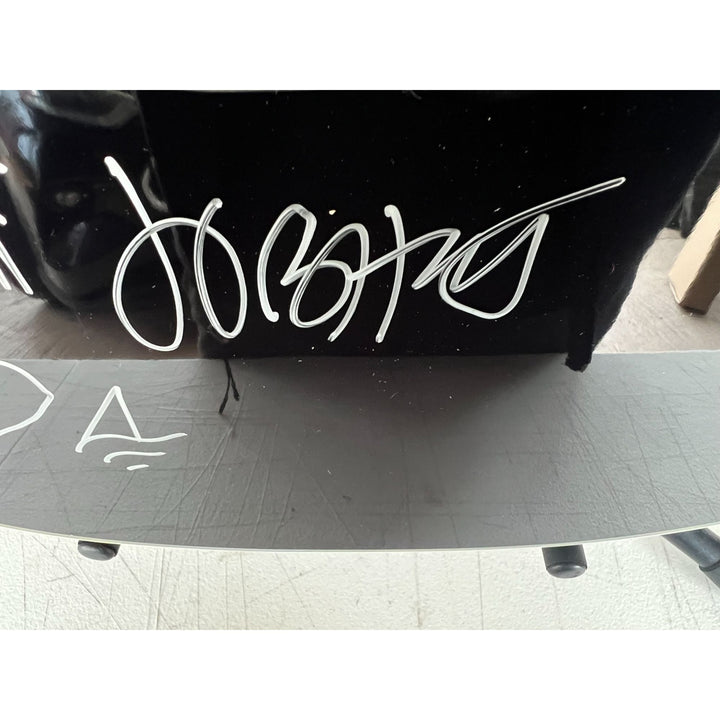 Jimmy Buffett full size acoustic guitar signed with sketch & proof