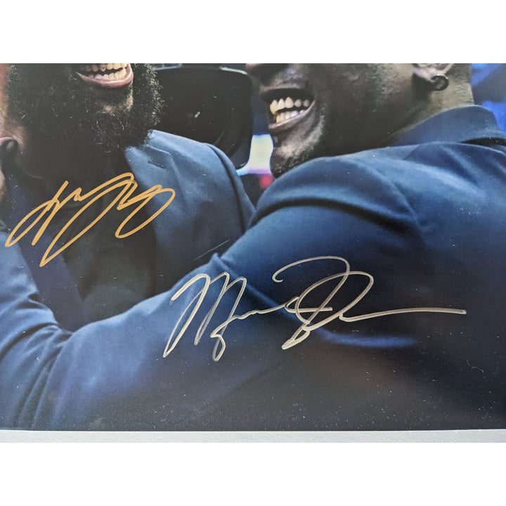 Michael Jordan and LeBron James 11x14 photo signed with proof