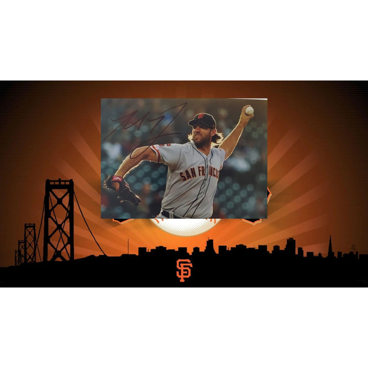 Madison Bumgarner, San Francisco, Giants, World Series, champions, 5x7 photos, signed, with proof