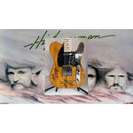 Load image into Gallery viewer, Johnny Cash Waylon Jennings Willie Nelson Kris Kristofferson The Highwaymen Telecaster electric guitar signed with proof
