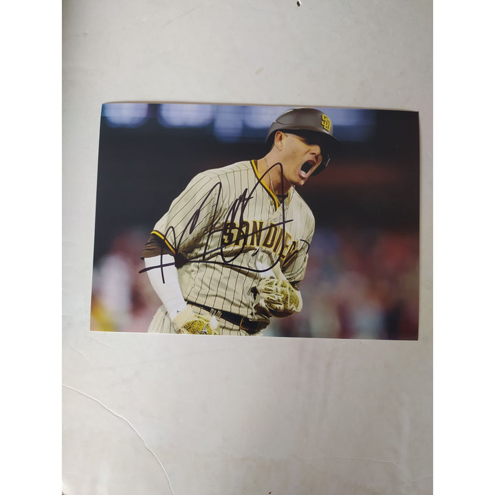 Manny Machado, San Diego, Padres, 5x7 photos, signed, with proof