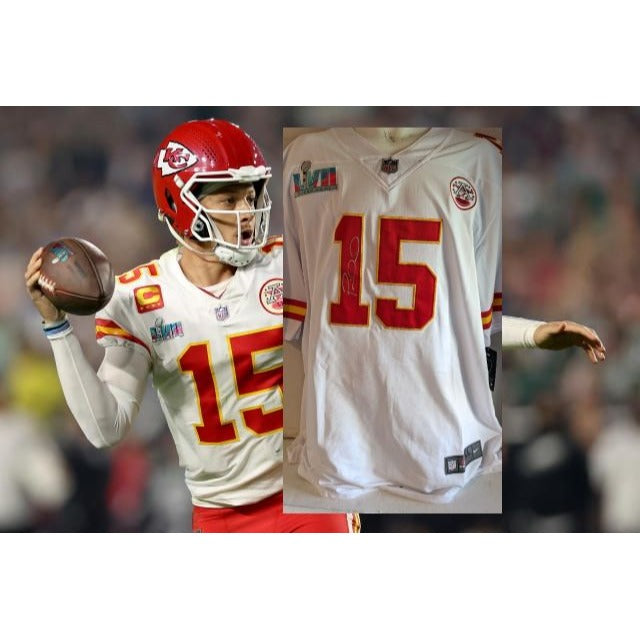 Patrick Mahomes size xl game model jersey signed with proof
