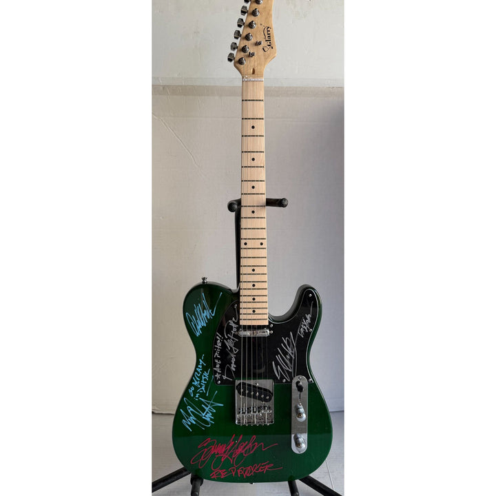 Van Halen Eddie & Alex Van Halen, Michael Anthony, David Lee Roth Sammy Hagar Telecaster electric guitar signed with proof.