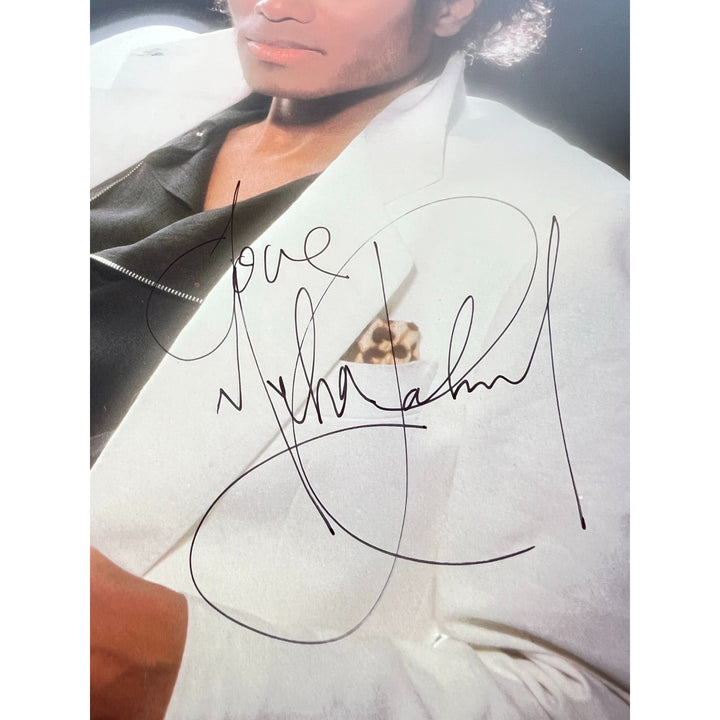Michael Jackson "Thriller" original LP signed with proof