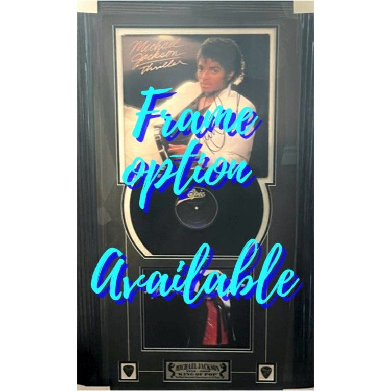 Michael Jackson "Thriller" original LP signed with proof